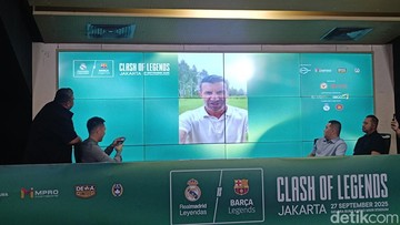 El Clasico Legend Duel di Jakarta
