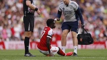 Saka Cedera Jelang Musuh Liverpool