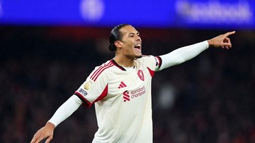 Van Dijk Kaget Performa Liverpool Musuh Arsenal
