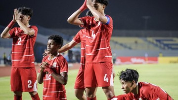 Timnas Indonesia U-17 Menang Telak atas Timor Leste